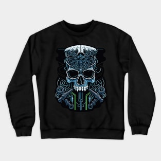 Cyborg Heads S02 D77 Crewneck Sweatshirt